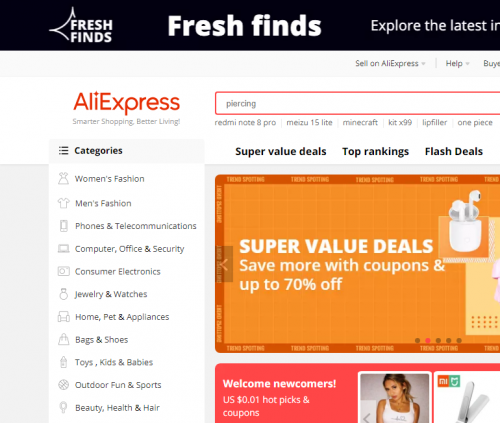 AliExpress Coupon € 10 discount