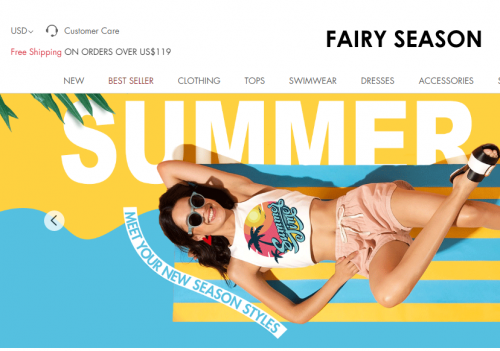 Up to 60% discount on FairySeason promotion